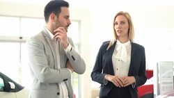 Buying new car. Stock Footage