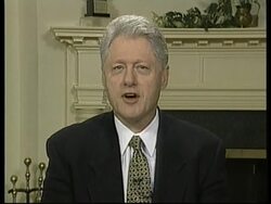 USA: CLINTON RAMADAN MESSAGE TO MUSLIMS News Clip