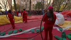 Thanksgiving Parade Balloon Inflation Night News Clip
