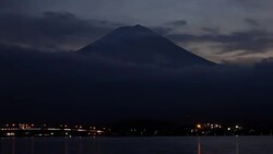 Mount Fuji And Clouds Time Lapse Stock Footage