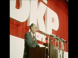 SYND 25/11/1971 OPENING SESSION OF WEST GERMANY'S COMMUNIST PARTY CONGRESS News Clip
