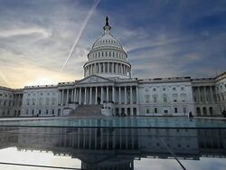 U.S. Capital time-lapse sharpened Stock Footage