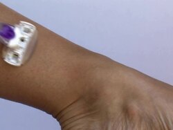 Woman Shaves Stock Footage