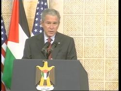 WRAP Presser by US and Palestinian presidents, ADDS more News Clip