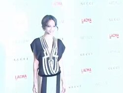 Zoe Saldana at the LACMA Hosts Inaugural Art + Film Gala Honoring Clint Eastwood And John Baldessari Presented By GUCCI at Los Angeles CA.  Stock Footage