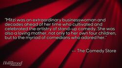 Mitzi Shore Dies at 87 | THR News News Clip