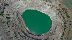 Bulgaria Abandoned Copper Mine Stock Footage