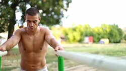 preparing for training Stock Footage