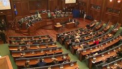 CLEAN : Kosovo MPs elect Thaci as president after day of protests News Clip