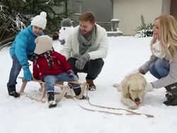 Winter joy Stock Footage