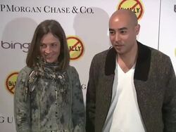 Max Osterweis (right) and guest at 'Bully' New York Screening on 3/20/2012 Stock Footage