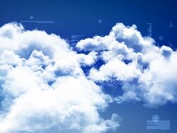 trough_clouds Stock Footage