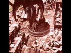 SYND 12 9 74 DUMPED RUBBISH IS BEING RECYCLED IN CHICAGO News Clip
