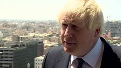 Foreign Secretary Boris Johnson visits Libya News Clip