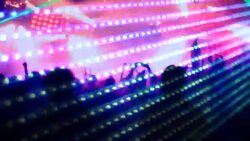 crowd on a dance floor Stock Footage