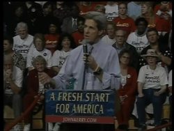 Bush and Kerry campaigning Instructional Video