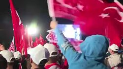 CLEAN : Turkey: Erdogan addresses supporters after referendum victory News Clip
