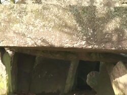 La Roche Aux FÃ©es - French Brittany Stock Footage