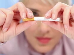 Quit Smoking Stock Footage