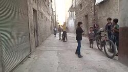 Syrian Children Playing Marbles in Alleys News Clip