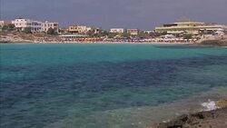 Italian Coastguard Ships & Sunbathers in Lampedusa News Clip