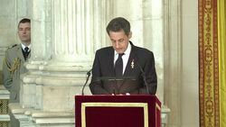 CLEAN: France's Sarkozy becomes knight of Golden Fleece News Clip