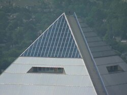 MS Top of Pyramid Arena / Memphis, Tennessee, United States Stock Footage