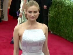 Diane Kruger at 'Charles James: Beyond Fashion' Costume Institute Gala - Arrivals Stock Footage