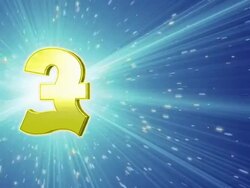 Great Britain Pound Symbol Stock Footage