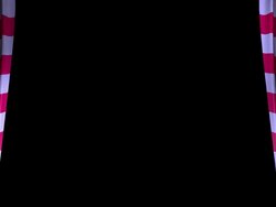 American Flag Curtains + Alpha included Stock Footage