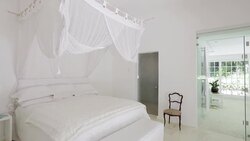 White luxury bedroom Stock Footage
