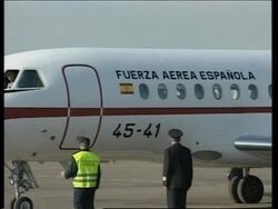 Spanish King arrives for private visit News Clip