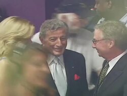 Singers and Songs Celebration of Tony Bennett's 80th Birthday By Raising Funds for Newman?s 'Hole in the Wall Camps' Stock Footage