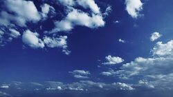 View of the sky and clouds Stock Footage