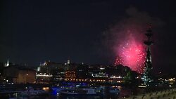 CLEAN : Russia celebrates Victory Day with fireworks in Moscow News Clip