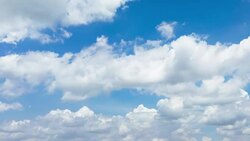 wide angle cloud time lapse Stock Footage