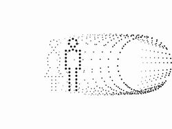 SHOPPING CARTS - woman/man alternating, pure black dots (TRANSITION) Stock Footage