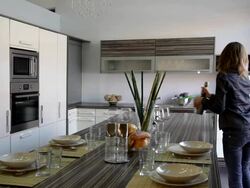 Woman with wine Stock Footage