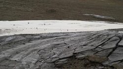 Mud volcano Stock Footage