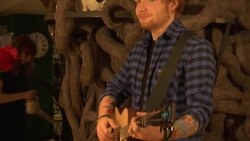 Ed Sheeran waxwork unveiled at cat cafe News Clip
