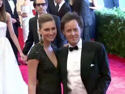 Lauren Bush and David Lauren at "PUNK: Chaos To Couture" Costume Institute Gala Stock Footage