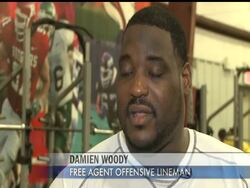 Damien Woody and Jerricho Cotchery are among dozens of NFL players fighting back from major injuries on their own because of the league's labor lockout. (June 15) News Clip