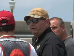 BP Contractors Strategize Stock Footage