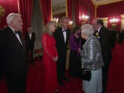 Queen Elizabeth II Meeting Mike Rutherford News Clip