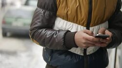 Text Message Stock Footage