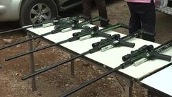 CLEAN : FILE: Thai tiger temple monk caught fleeing with skins fangs News Clip