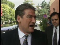 ALBANIA: PRESIDENT BERISHA FEARS WORST IF HIS PARTY IS NOT RE ELECTED News Clip