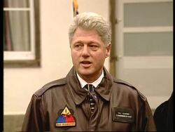 Germany-Clinton &amp; Kohl Statements Following Talks News Clip