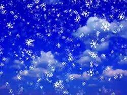 Winter sky Stock Footage