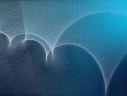 Abstract wireframe HD Stock Footage